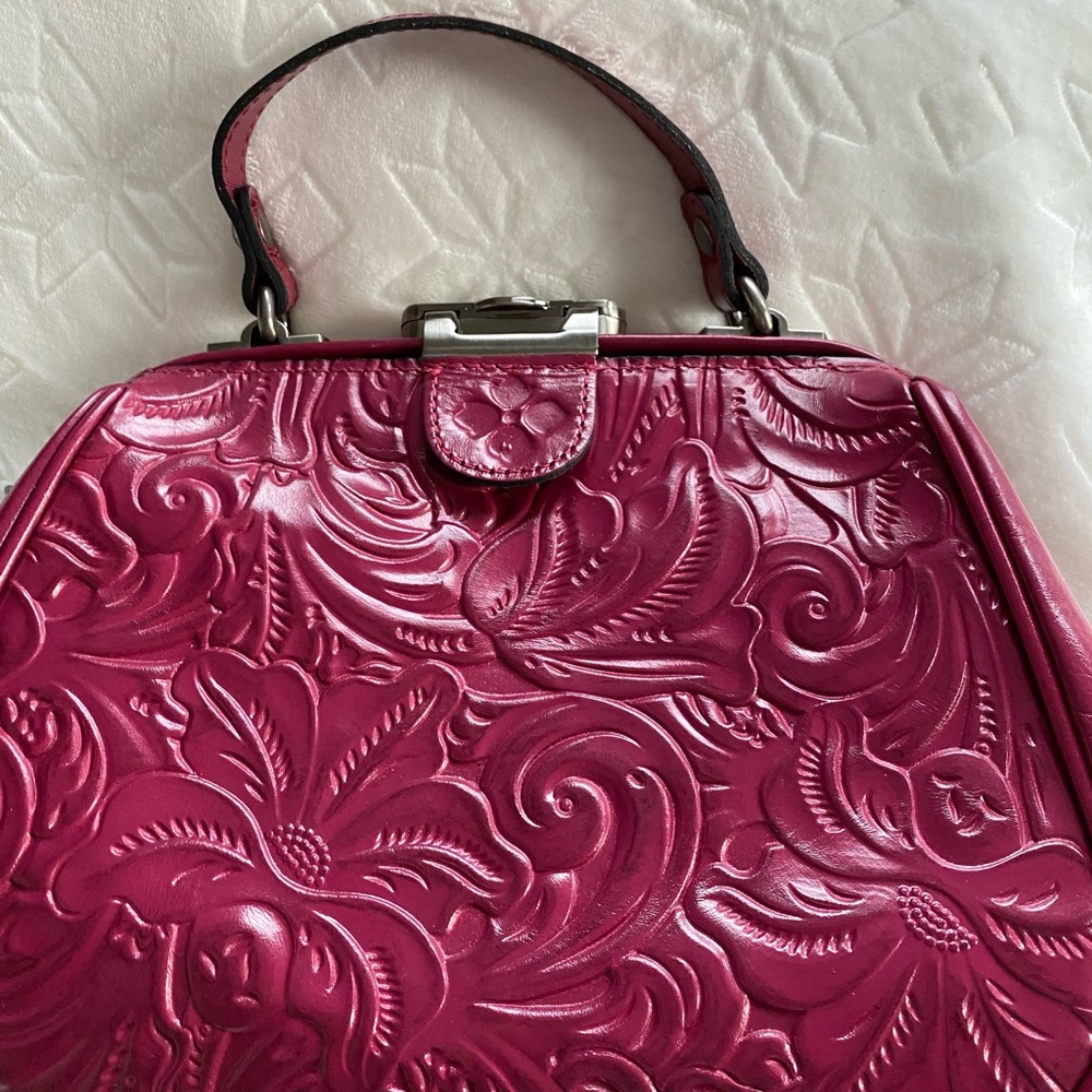 Patricia Nash Pink Embossed Crossbody Bag